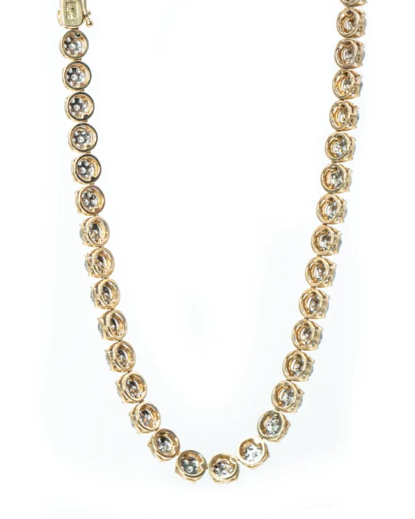 Glistening Diamond Link Necklace - Image 2