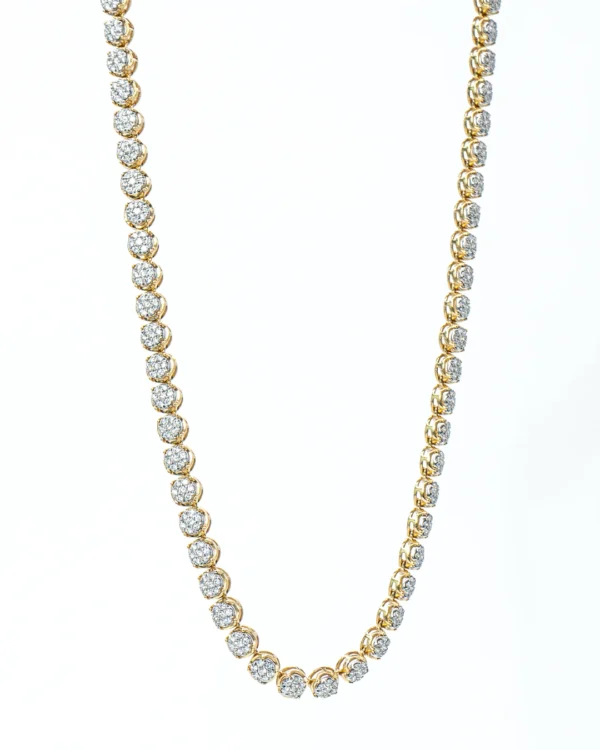 Glistening Diamond Link Necklace - Image 3