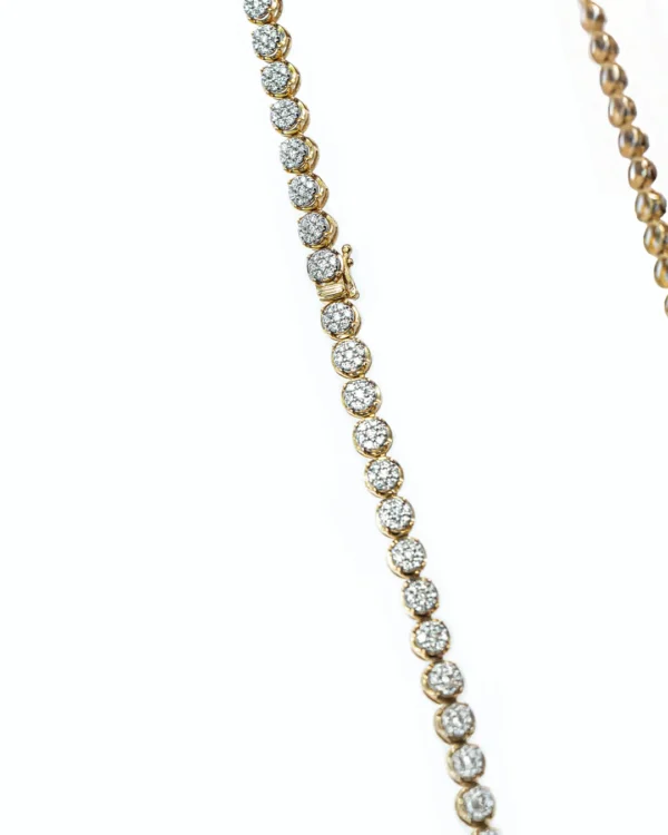 Glistening Diamond Link Necklace - Image 4