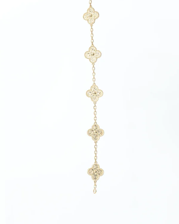 Golden Quatrefoil Link