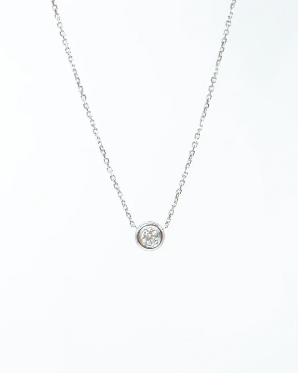 Moonlit Bezel Necklace