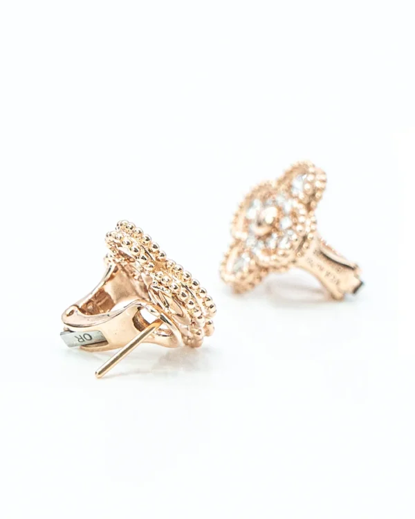 Van Cleef & Arpels Sweet Alhambra Effeuillage Earrings - Image 4